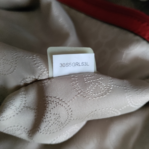 Michael Kors Large Riley 🎒 Red Purse - Picture 13 of 14